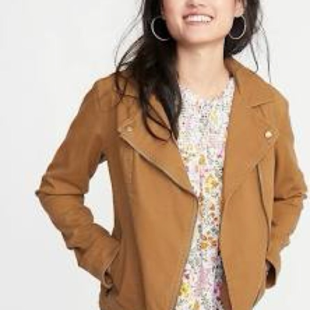 Old Navy Women's Brown Moto Jacket